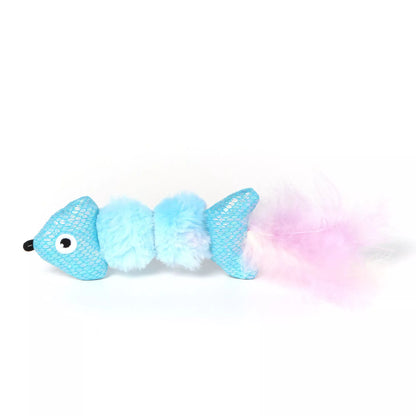 GiGwi – Catch & Scratch – Ice Cream Crinkle Fish