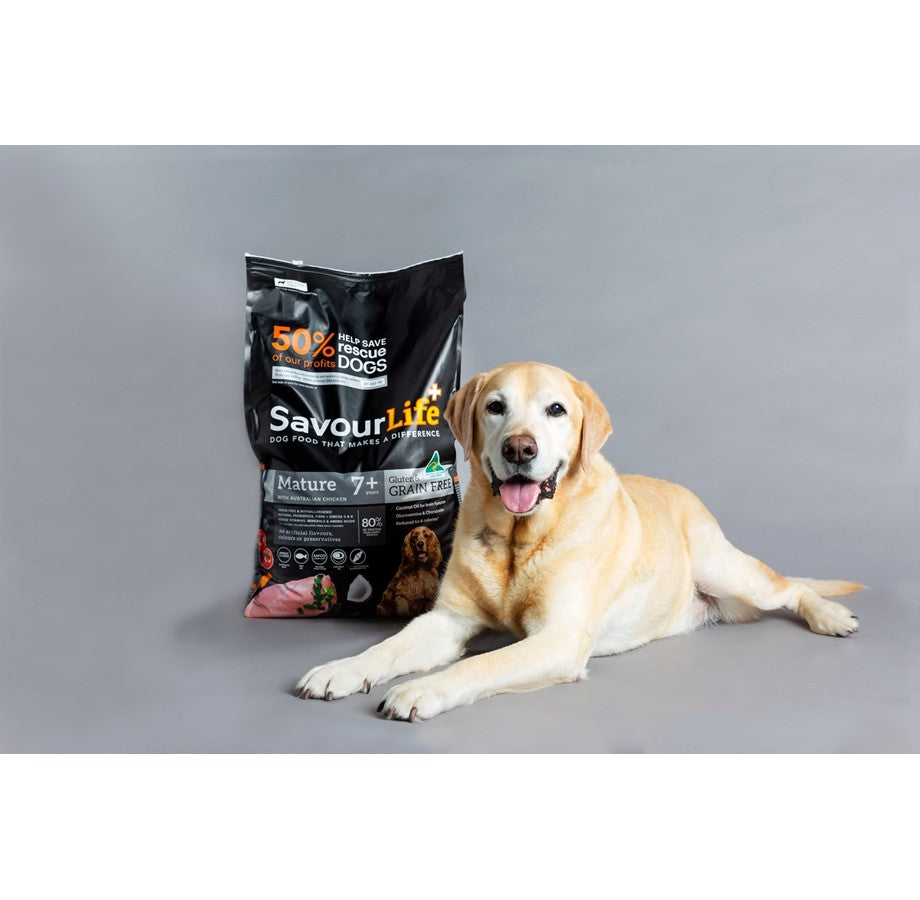 SavourLife - Adult Dog Mature 7+ Grain Free Australian Chicken