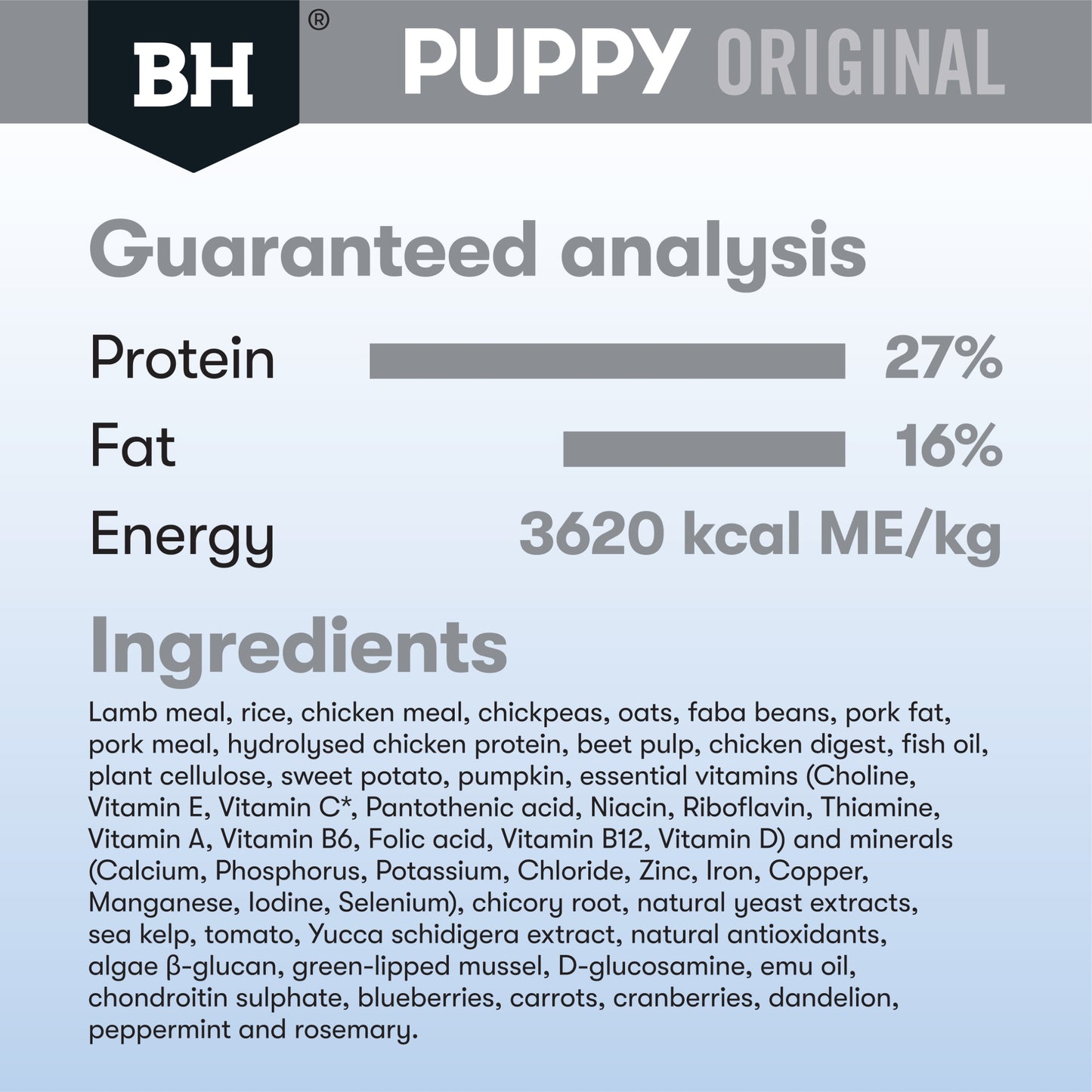Black Hawk - Puppy Large Breed Lamb and Rice