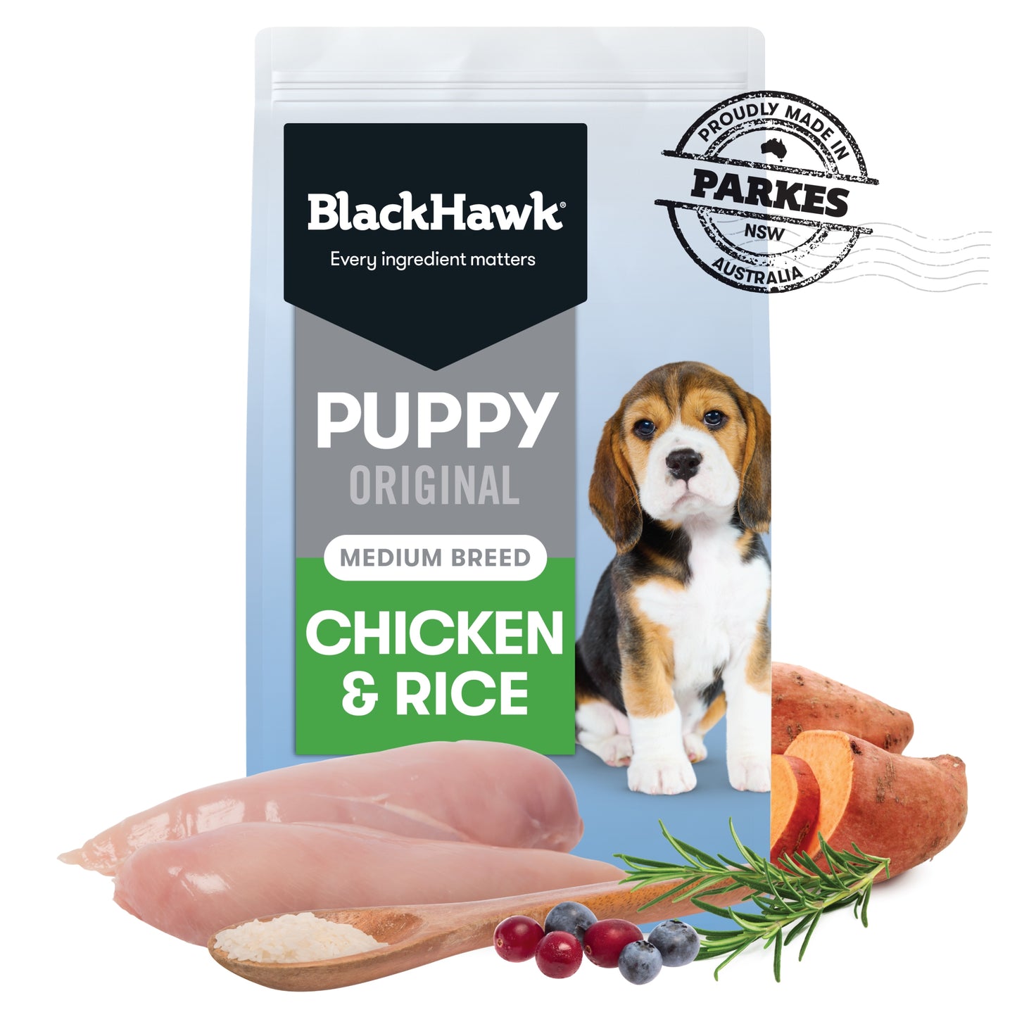 Black Hawk - Puppy Medium Breed Chicken and Rice