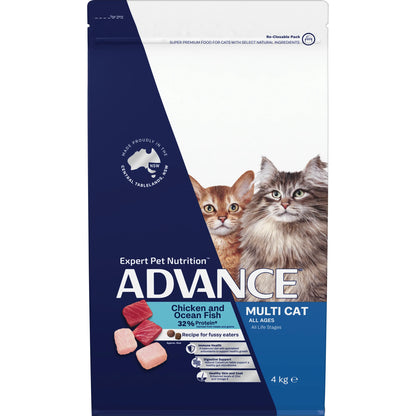 Advance - Adult Multi Cat Chicken and Ocean Fish