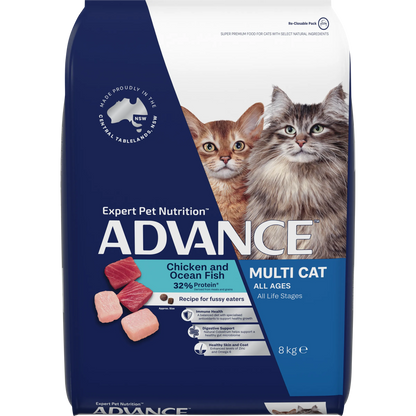 Advance - Adult Multi Cat Chicken and Ocean Fish