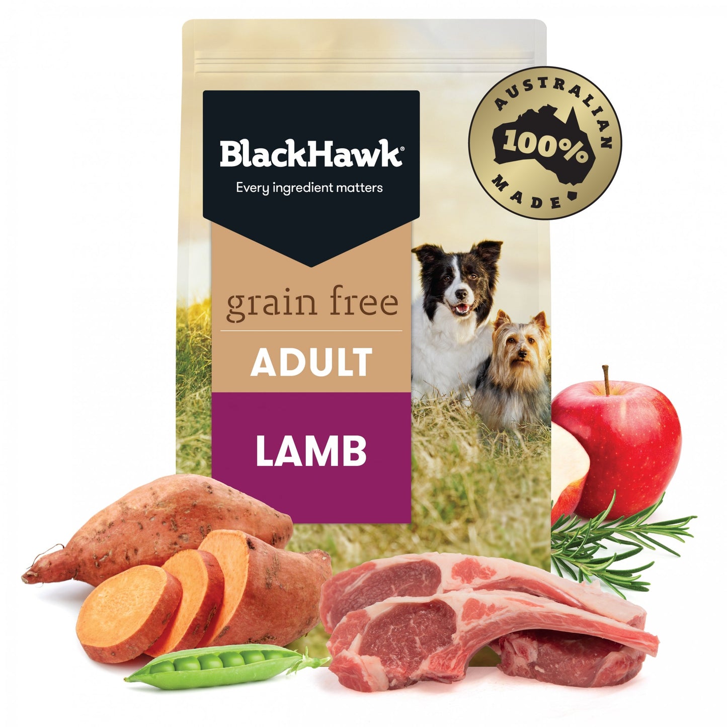 Black Hawk - Adult Dog Grain Free Lamb