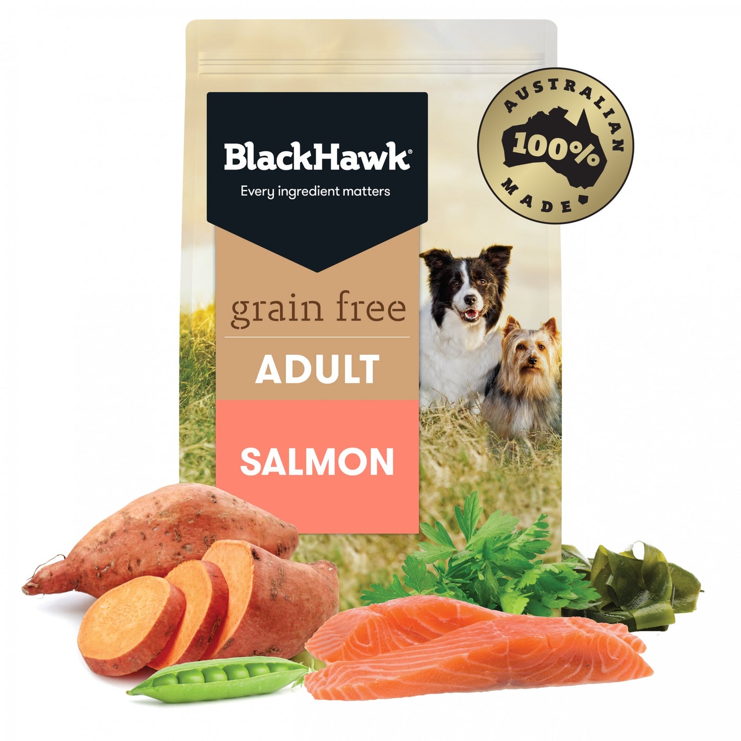 Black Hawk - Adult Dog Grain Free Salmon