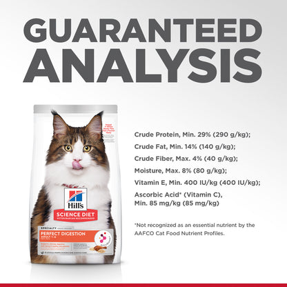 Hill's - Science Diet Adult Cat 1-6 Perfect Digestion 1.59kg