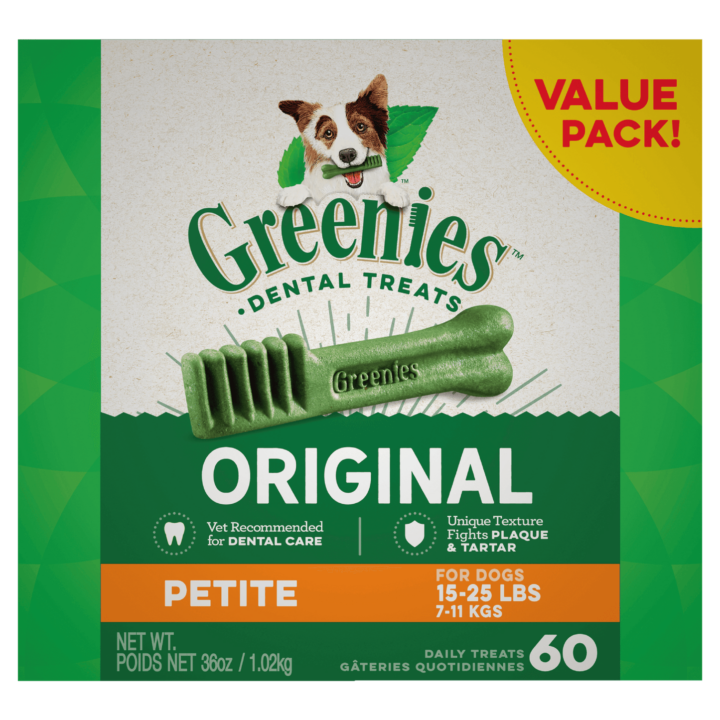 Greenies – Dental Dog Treats – Original – Value Pack