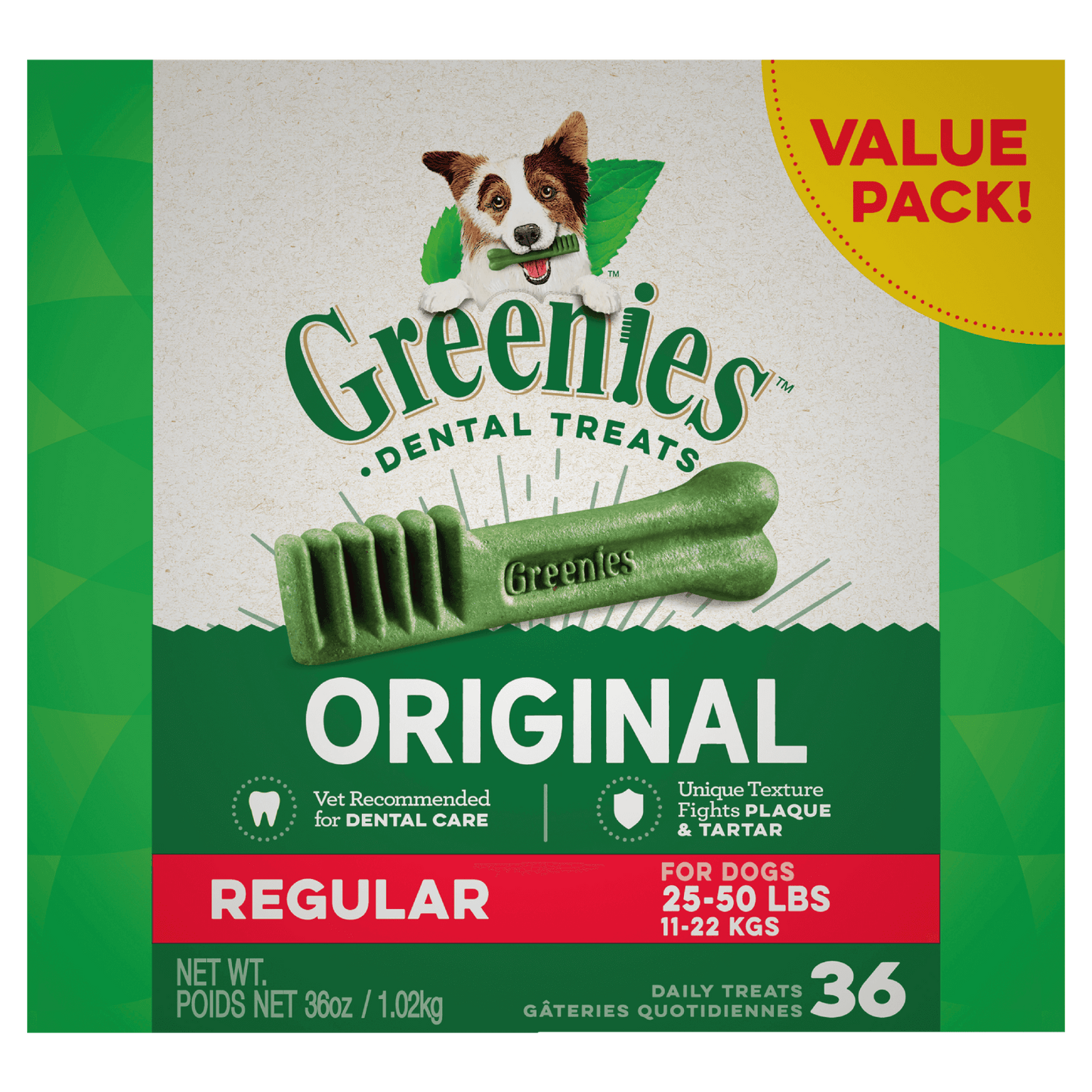 Greenies – Dental Dog Treats – Original – Value Pack