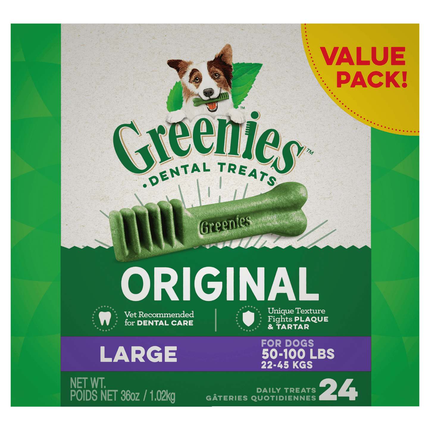 Greenies – Dental Dog Treats – Original – Value Pack