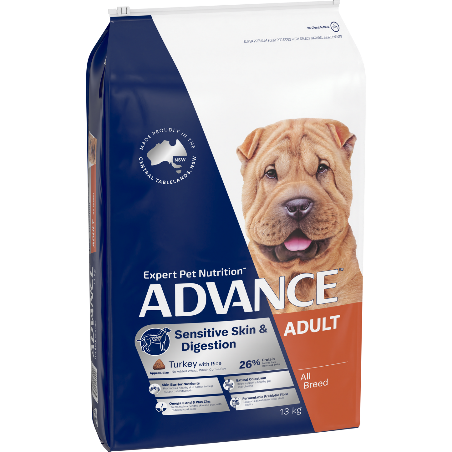 Advance - Adult Dog All Breed Sensitive Skin and Digestion 13kg