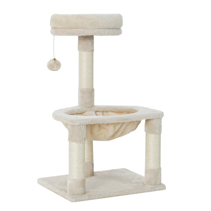 i.Pet - Cat Tree 69cm Scratching Post Tower Scratcher Wood Condo Toys House Bed