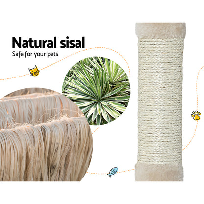 i.Pet - Cat Tree 69cm Scratching Post Tower Scratcher Wood Condo Toys House Bed