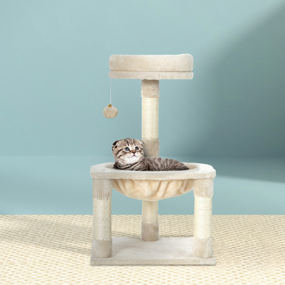 i.Pet - Cat Tree 69cm Scratching Post Tower Scratcher Wood Condo Toys House Bed