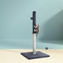 i.Pet - Cat Tree 105cm Scratching Post Scratcher Tower Condo House Hanging toys Grey