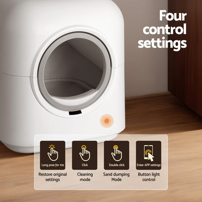 i.Pet - Automatic Cat Litter Box Smart Self-Cleaning Large Cat Litter Box Kitty Toilet App Control