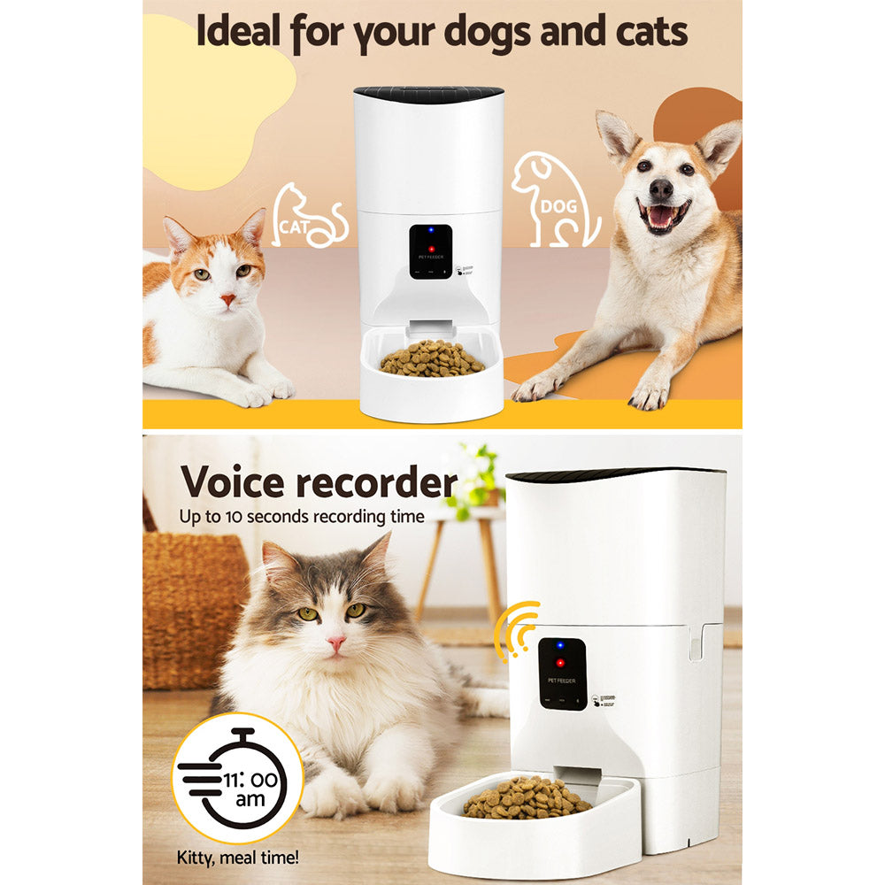 i.Pet - Automatic Pet Feeder 9L Wifi Auto Dog Cat Feeder Smart Food Dispenser Timer