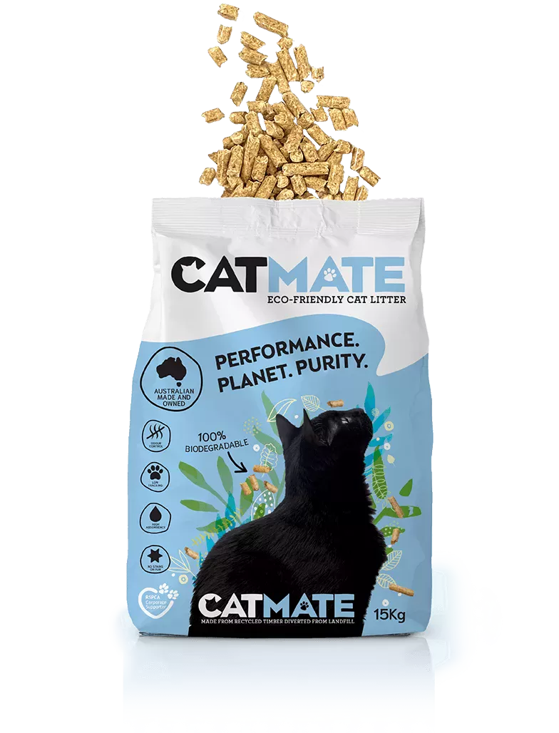 CatMate – Wood Pellet Cat Litter - 15kg