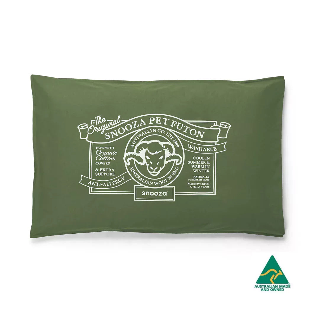 Snooza – Cotton Canvas Pet Futon – Fern