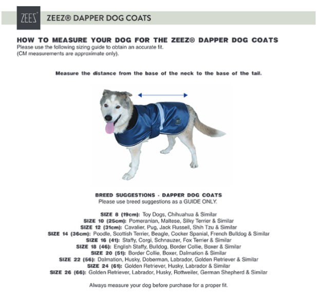 ZeeZ – Waterproof Dapper Dog Coat – Warm Maroon