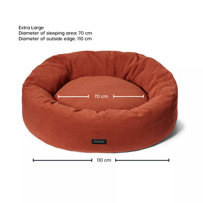 Snooza – Self-Warming Polar Fleece Cuddler – Rust - XL
