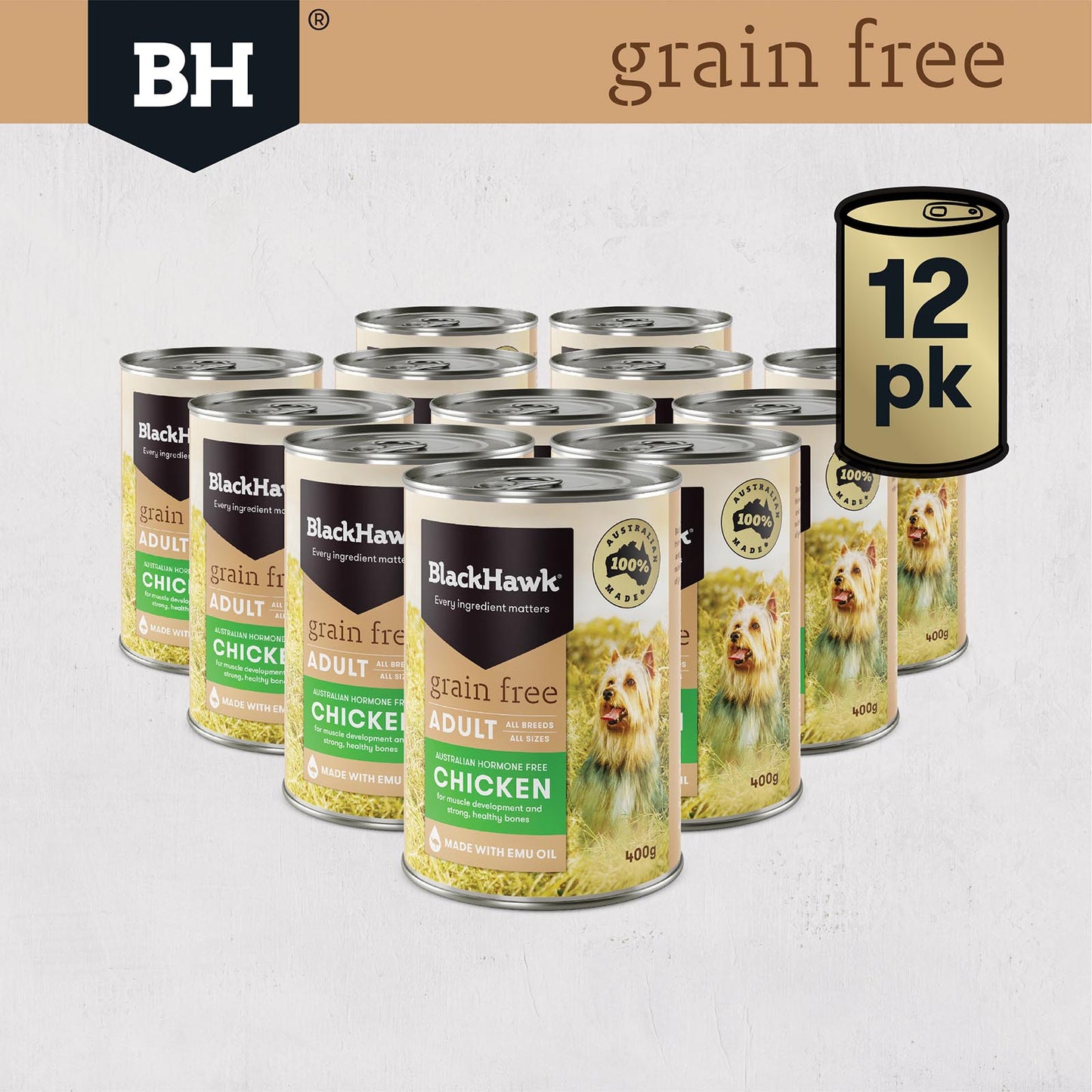 Black Hawk - Adult Dog Wet Food Grain Free