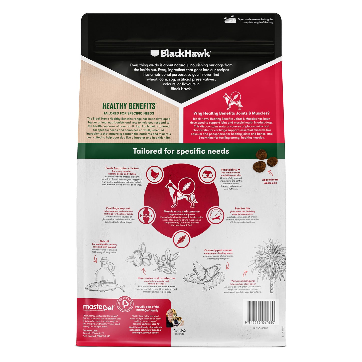 Black Hawk - Adult Dog Healthy Benefits Joints and Muscles