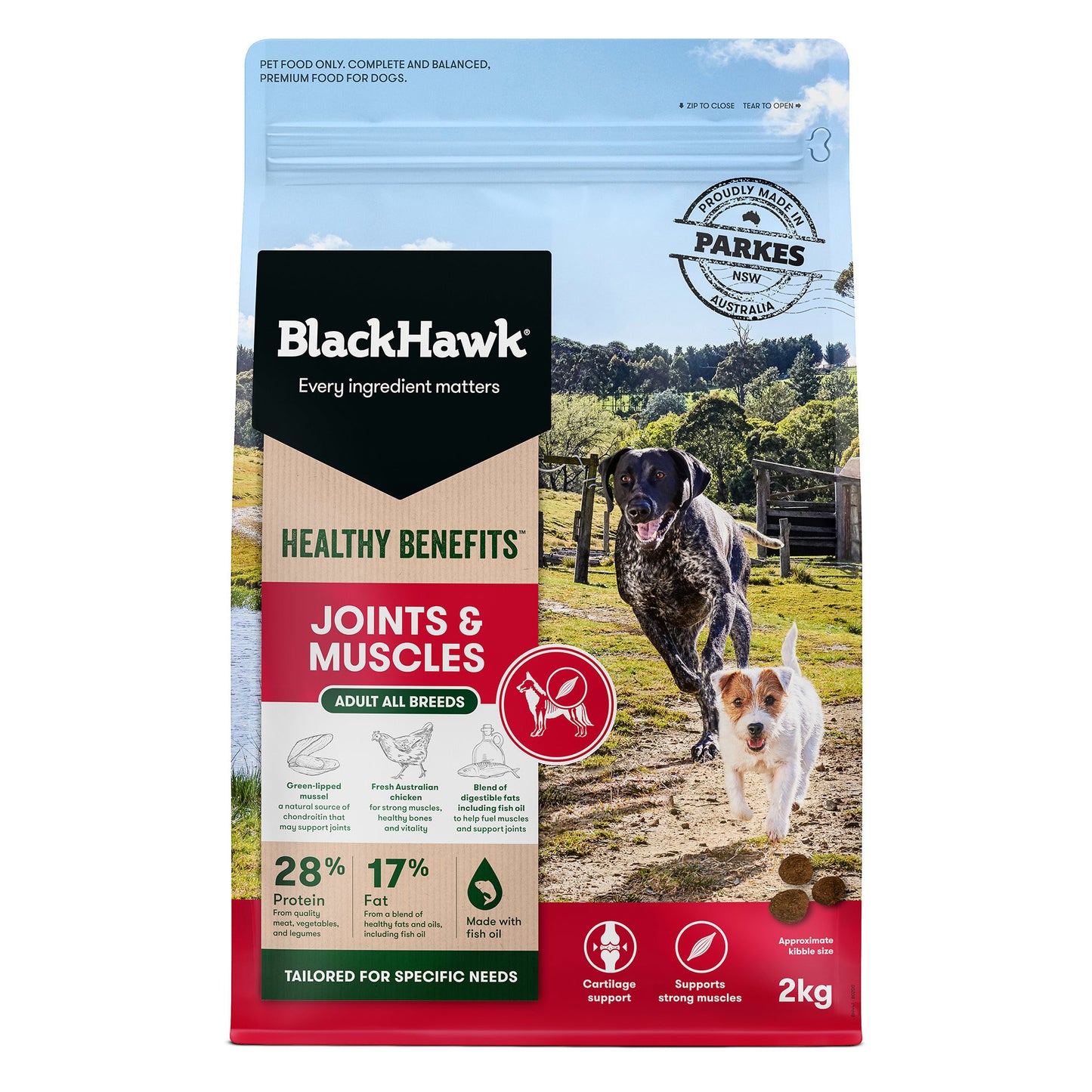Black Hawk - Adult Dog Healthy Benefits Joints and Muscles