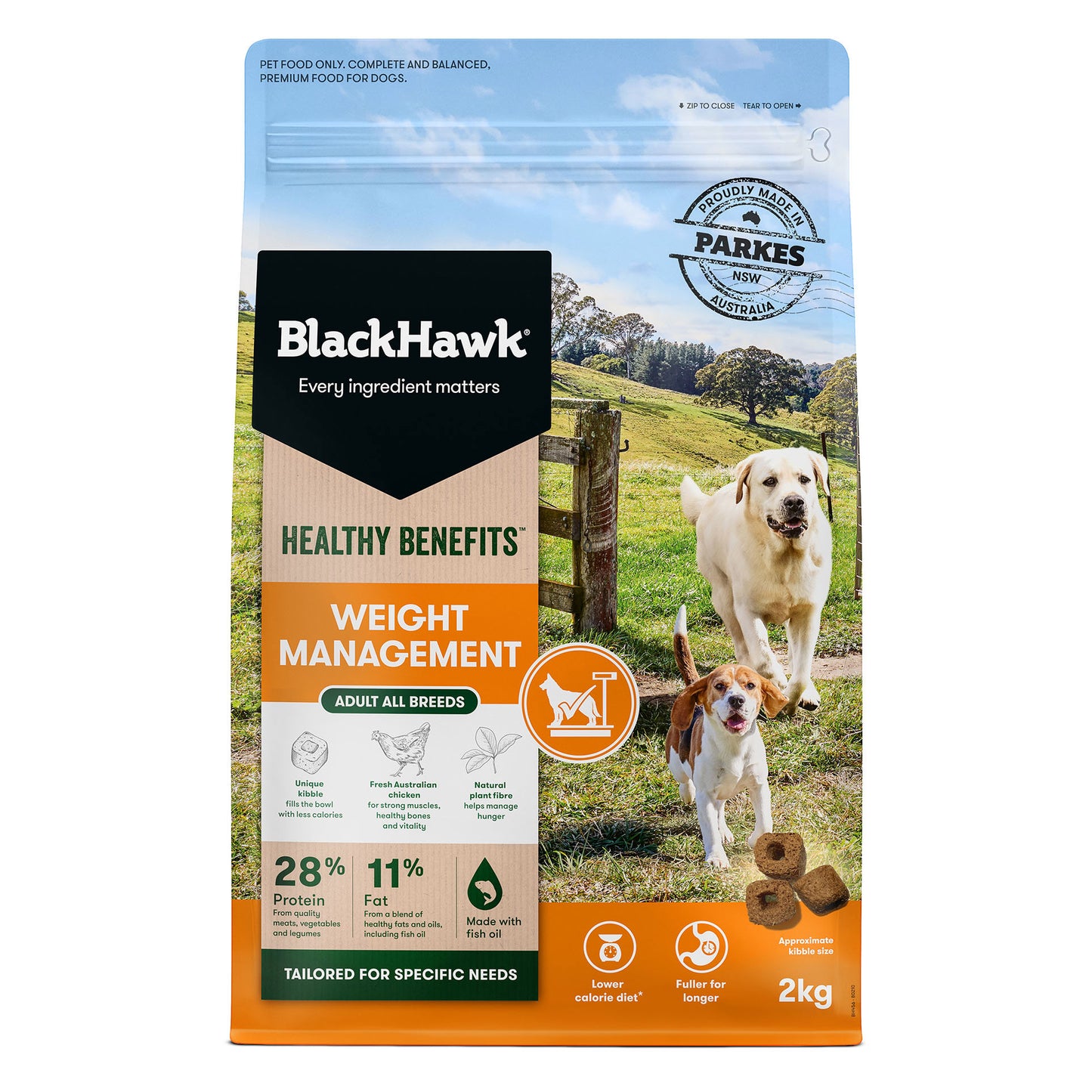 Black Hawk - Healthy Benefits Dog Weight Management
