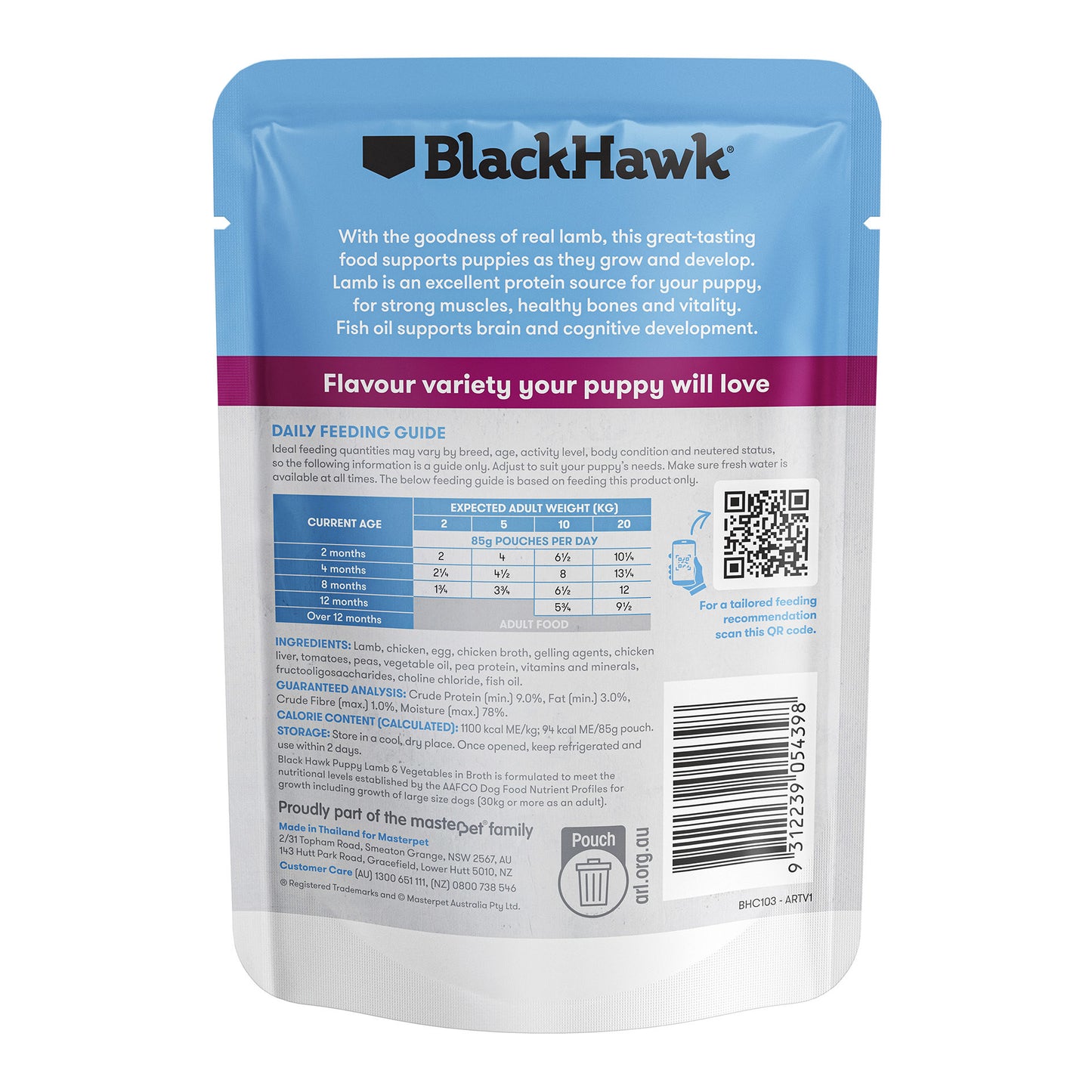 Black Hawk - Wet Puppy Pouches