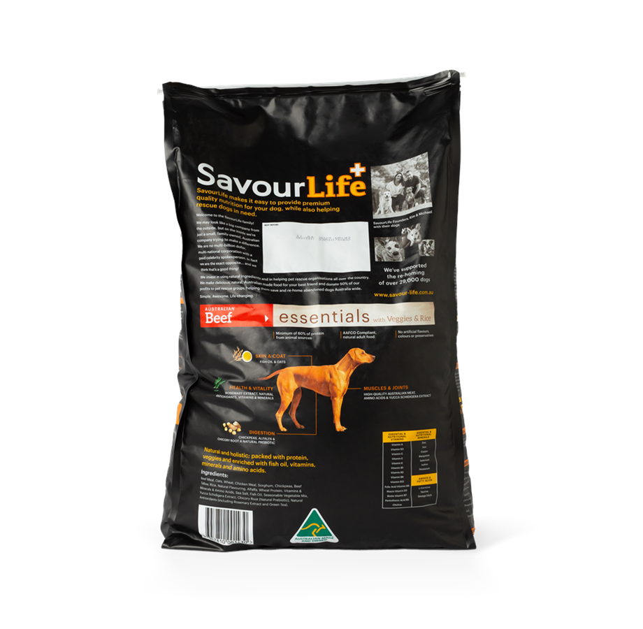 SavourLife - Adult Dog Essentials Australian Beef