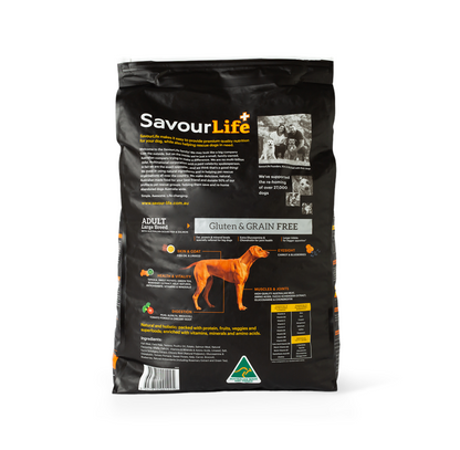 SavourLife - Adult Dog Large Breed Grain Free Australian Ocean Fish and Salmon 15kg