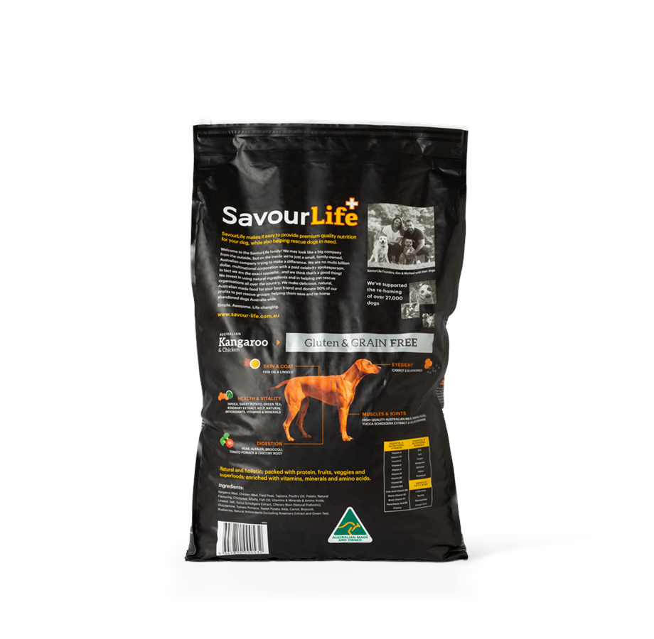 SavourLife - Adult Dog Grain Free Australian Kangaroo and Chicken