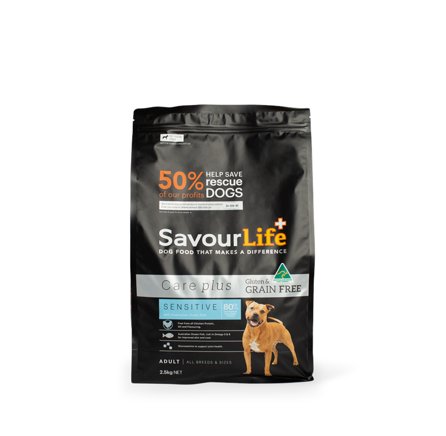 SavourLife - Adult Dog Dog Grain Free Care Plus Sensitive with Australian Ocean Fish