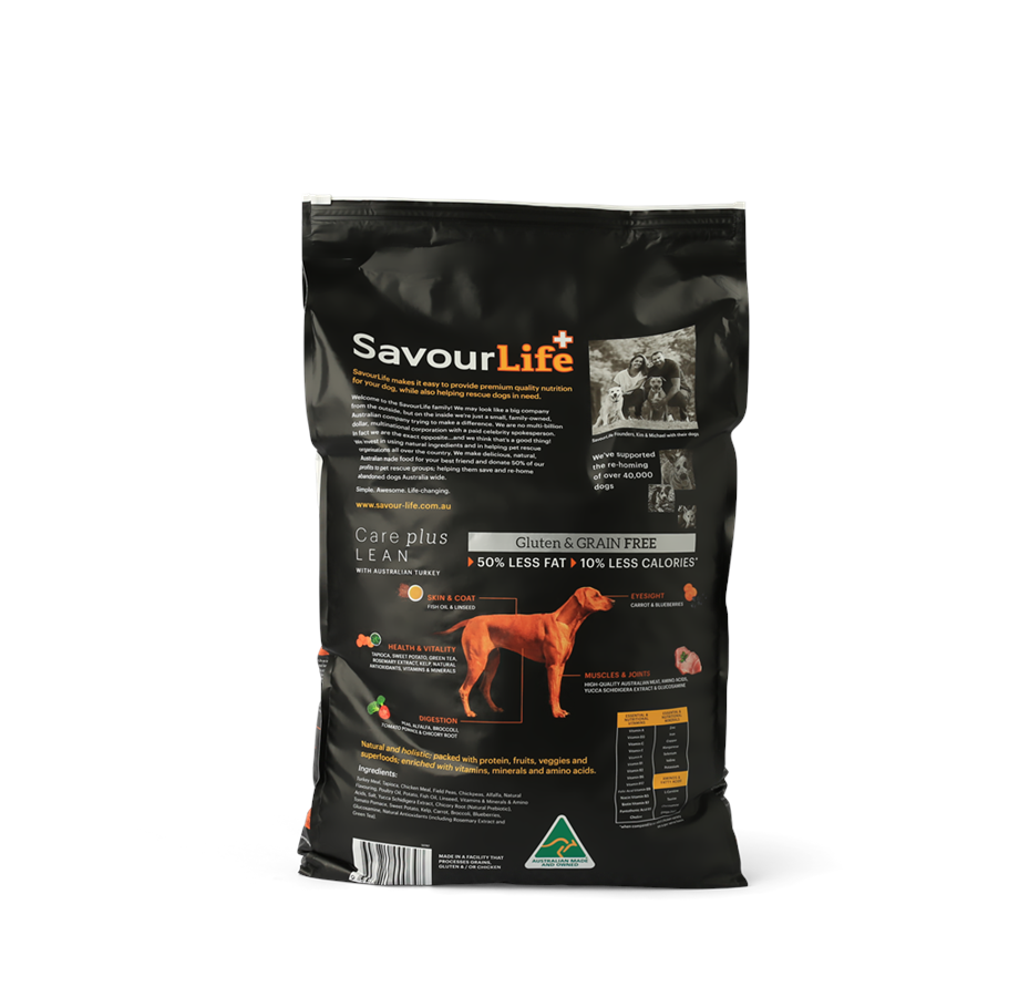 SavourLife - Adult Dog - Grain Free Care Plus Lean with Australian Turkey