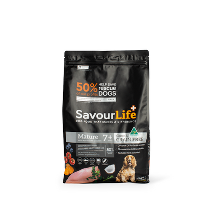 SavourLife - Adult Dog Mature 7+ Grain Free Australian Chicken