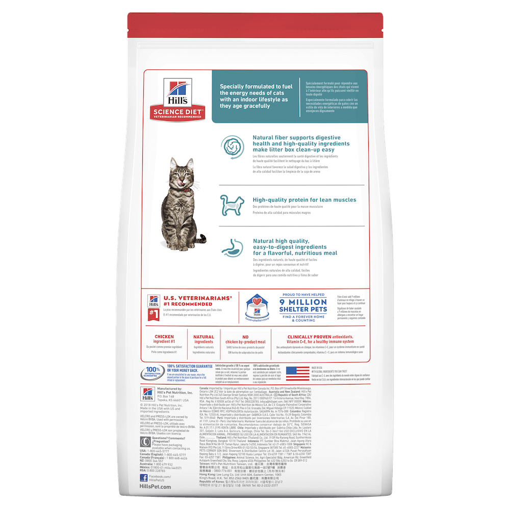 Hill's - Science Diet Adult Cat 7+ Indoor